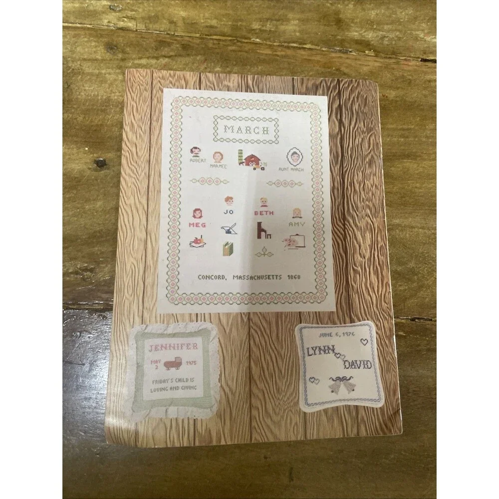 Family Heritage Samplers Cross Stitch Leaflet from Leisure Arts‎